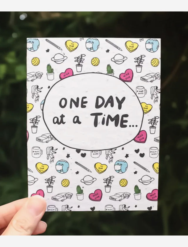 encouragement seed paper card