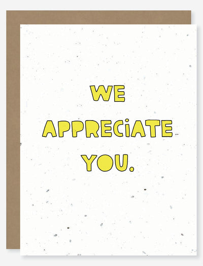 Appreciation Gratitude Card