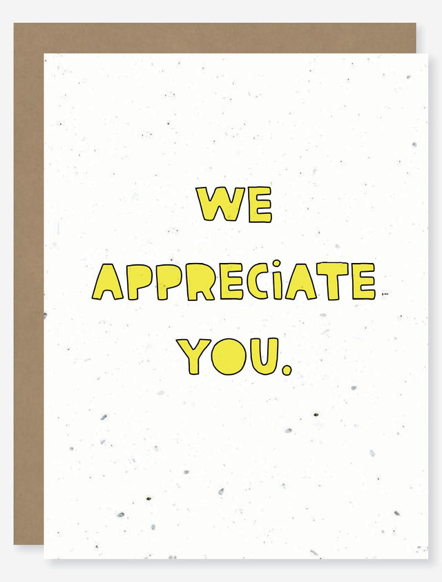 Appreciation Gratitude Card