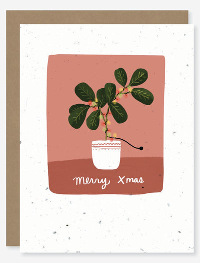 Christmas Tree Holiday Greeting Card
