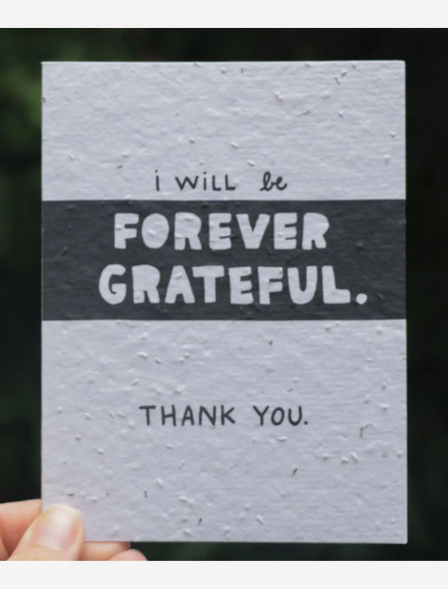 gratitude thank you greeting card