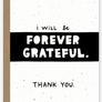 gratitude thank you greeting card