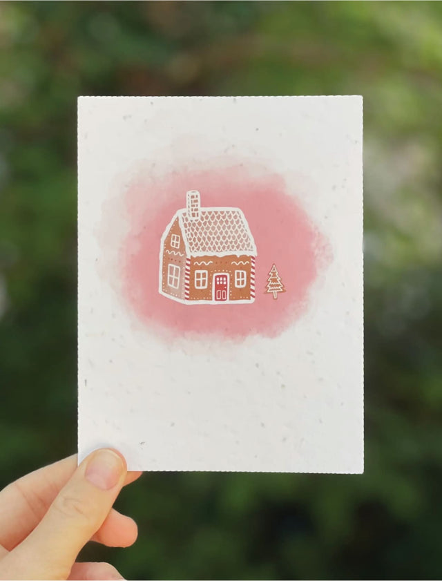Gingerbread Holiday Christmas Card