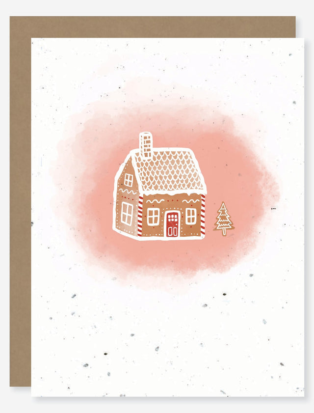 Gingerbread Holiday Christmas Card
