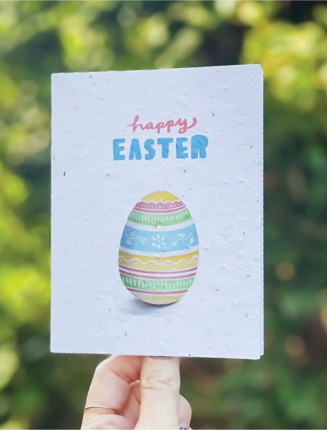 Happy Easter greeting card
