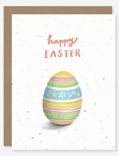 Happy Easter greeting card