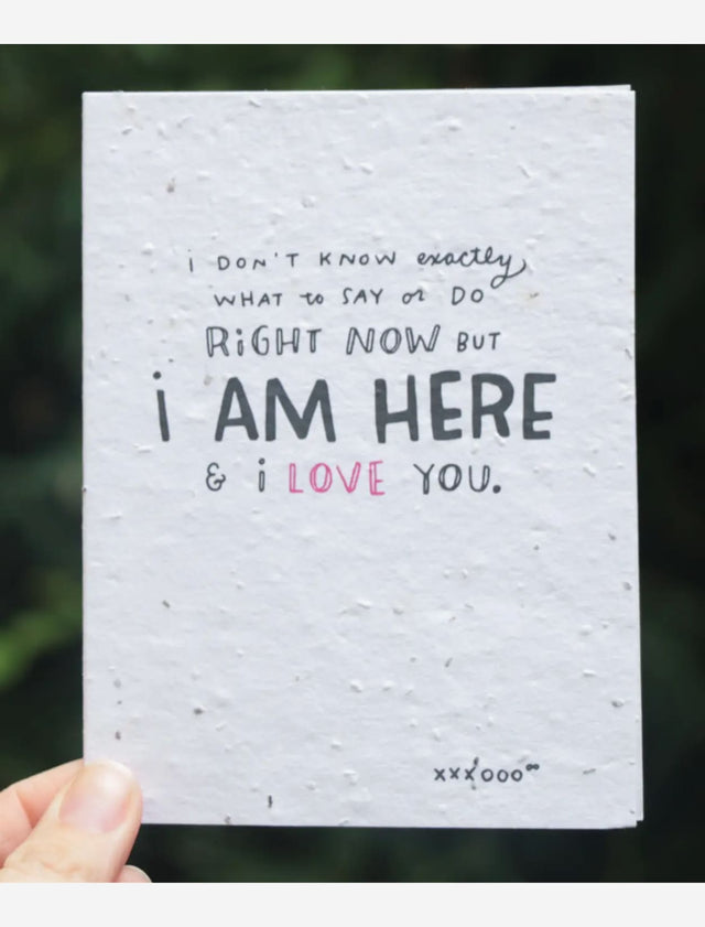 i am here