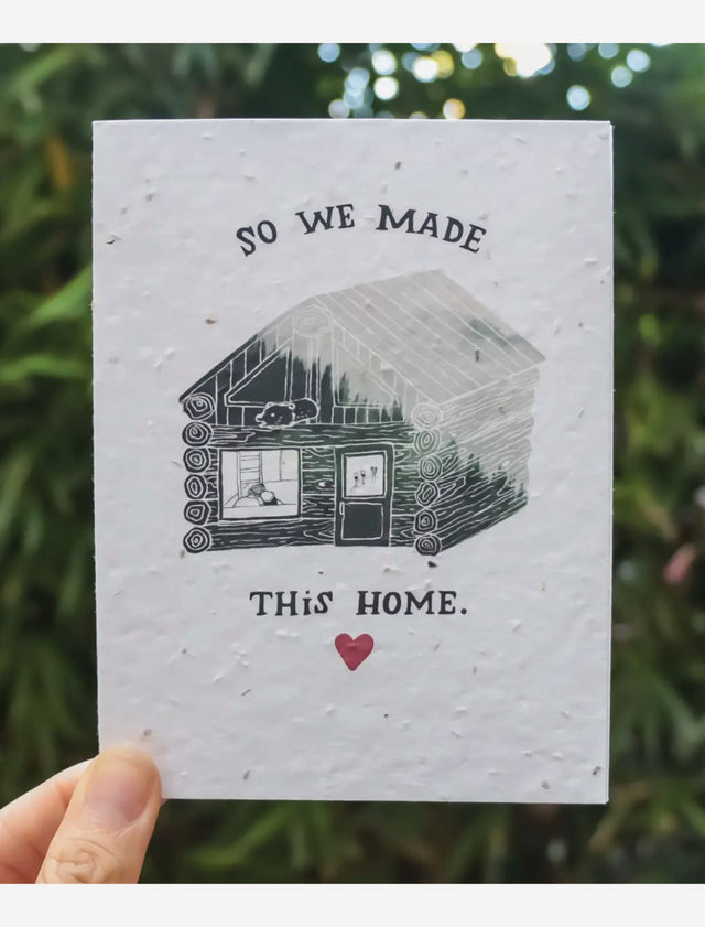 Love wildflower Plantable Card