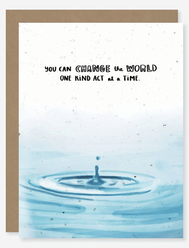 encouragement seed paper card