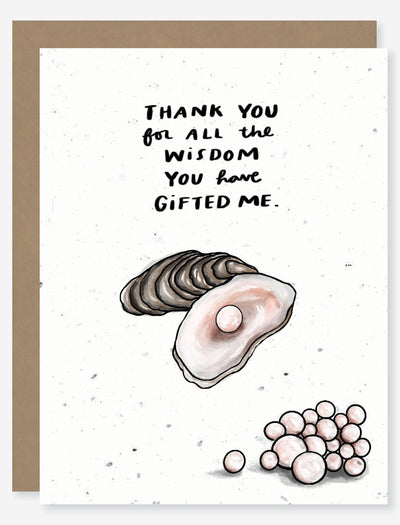 gratitude thank you wildflower seed paper card