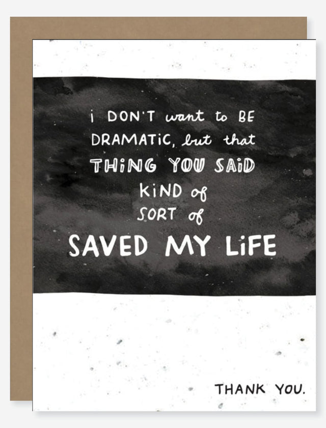 thank you wildflower seed paper card for mental health