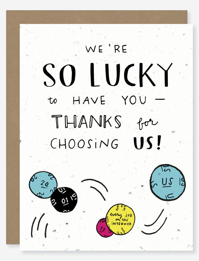employee appreciation wildflower seed paper card for mental health