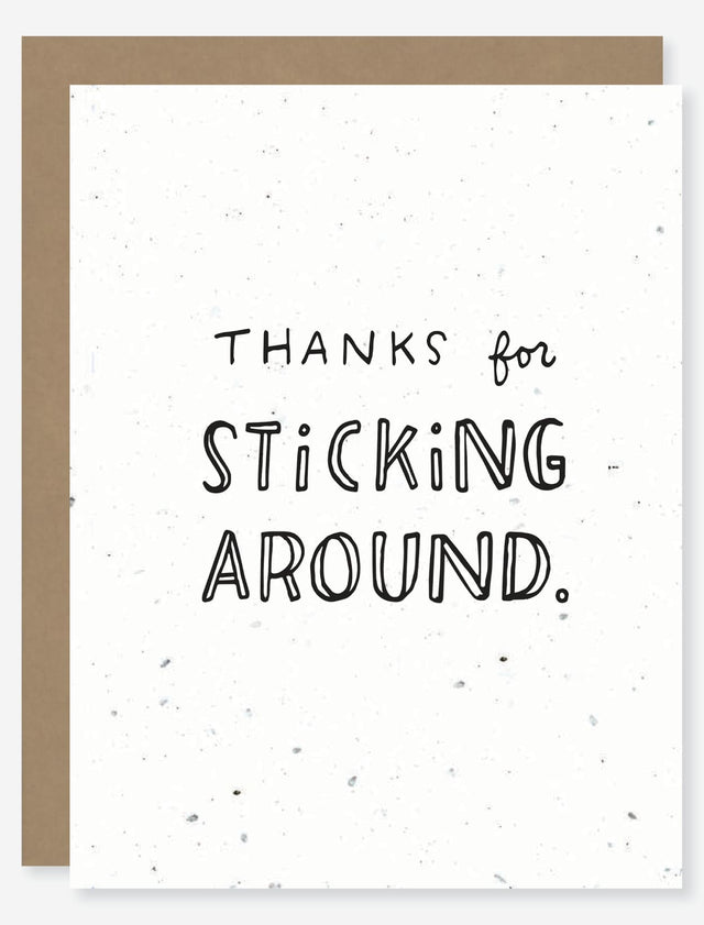 thank you wildflower seed paper card for mental health