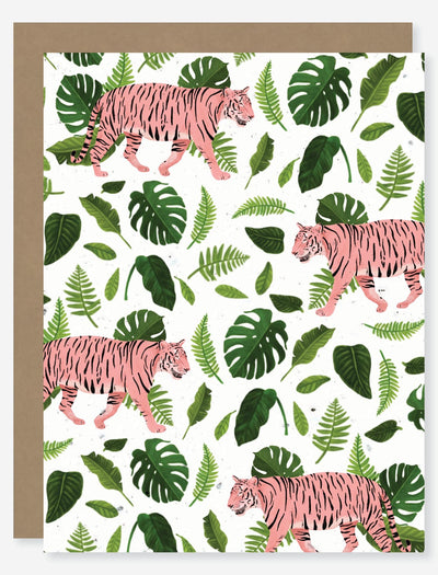 blank wildflower seed paper card for mental health