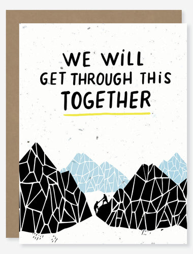 encouragement wildflower seed paper card for mental health