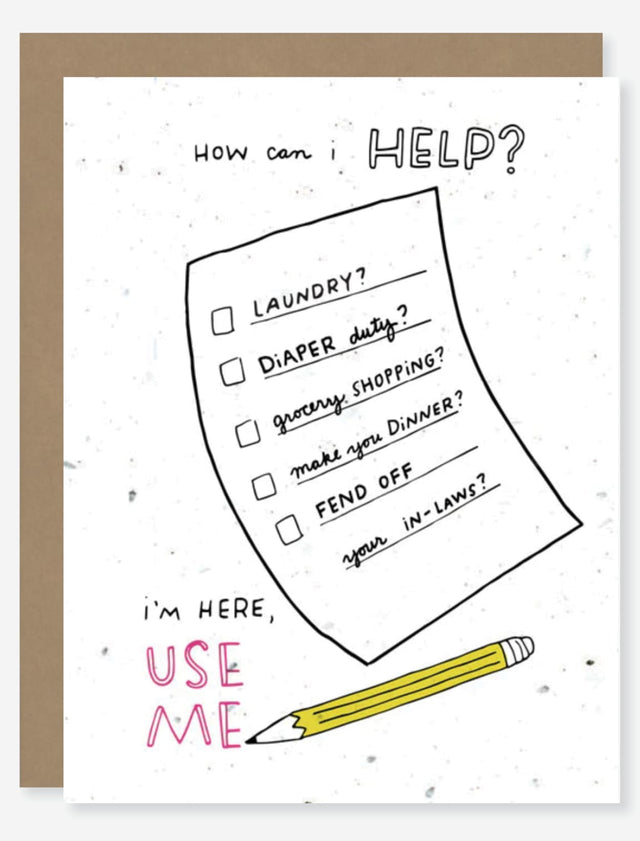 encouragement wildflower seed paper card for mental health