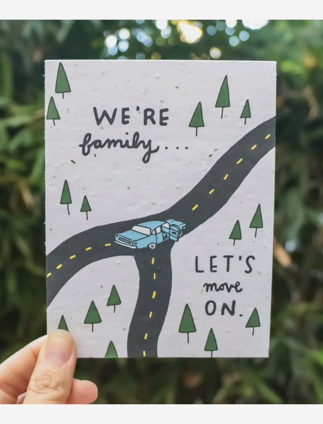 encouragement wildflower seed paper card for mental health