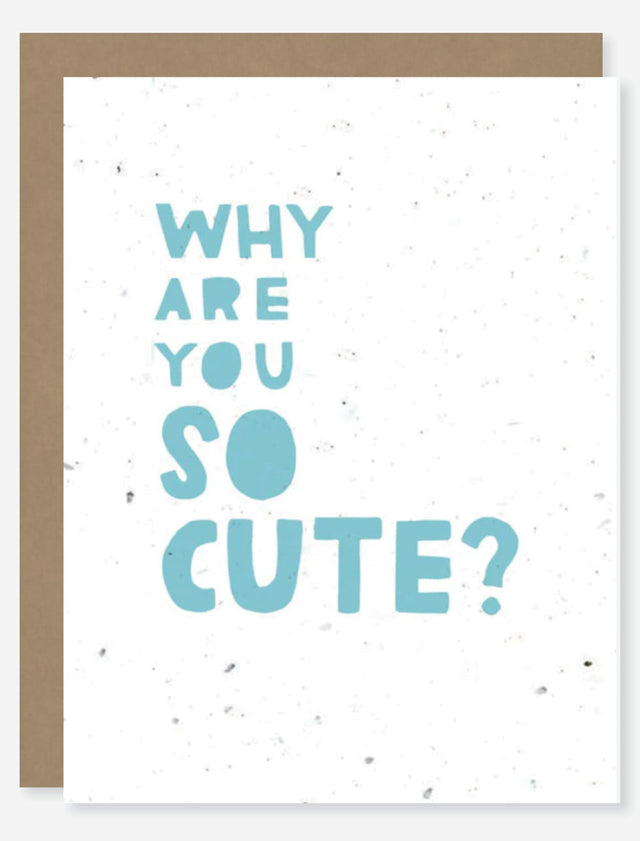 love wildflower seed paper card for mental health