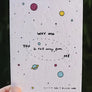 miss you love wildflower seed paper card for mental health