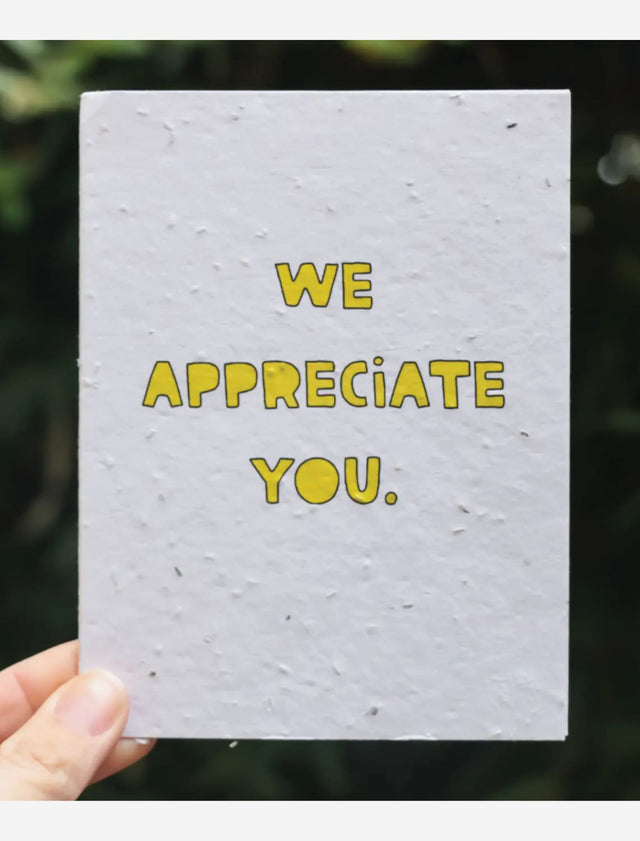 Appreciation Gratitude Card