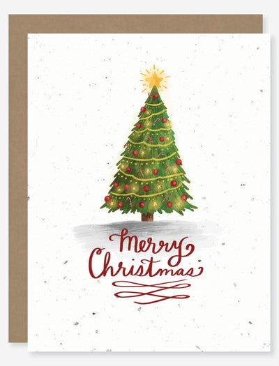 Christmas Tree Holiday Greeting Card