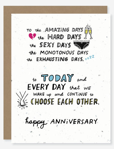 anniversary love card