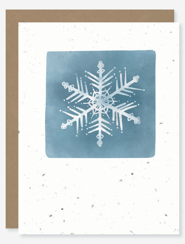 holiday Christmas wildflower seed paper card for mental health