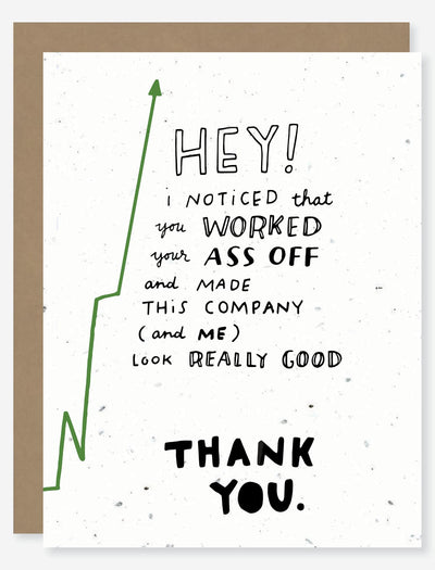 employee appreciation wildflower seed paper card for mental health
